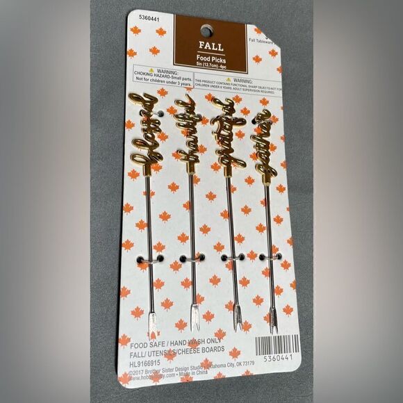 🦃❤️ 🦃NEW! Sentimental Charming Wishful Blessed Thankful Grateful Party Serv… - Picture 3 of 7